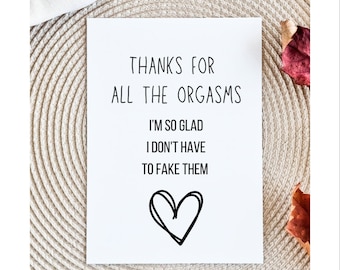 Witty Love Card | Punny  Card | Snarky Valentine's Day Card | Witty Anniversary Card | Dirty love Cards | Card For Him | Card For Husband