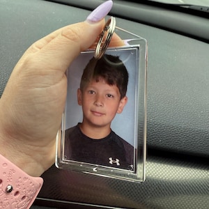 Personalized Photo Keychain, Custom Picture Keychain, Photo Gifts, Personalized Keychain Gift, Anniversary Gift, Unique Couples Gift