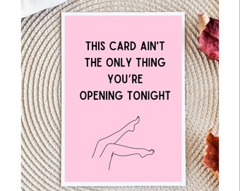 Dirty Anniversary Card | Raunchy Anniversary Card | Anniversary Card for Husband | Dirty Anniversary Card for Boyfriend Card | Card for Him