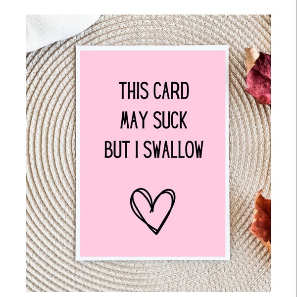 Witty Love Card | Punny  Card | Snarky Valentine's Day Card | Witty Anniversary Card | Dirty love Cards | Card For Him | Card For Husband