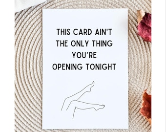 Dirty Anniversary Card | Raunchy Anniversary Card | Anniversary Card for Husband | Dirty Anniversary Card for Boyfriend Card | Card for Him