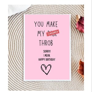 Funny Birthday Card for husband, Birthday Card, Birthday Card for Husband, Birthday Card for Boyfriend, birthday cards for him, card for him
