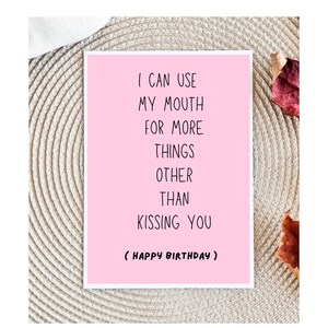 Funny Birthday Card for husband, Birthday Card, Birthday Card for Husband, Birthday Card for Boyfriend, birthday cards for him, card for him