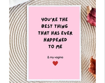 Dirty Anniversary Card | Raunchy Anniversary Card | Anniversary Card for Husband | Dirty Anniversary Card for Boyfriend Card | Card for Him