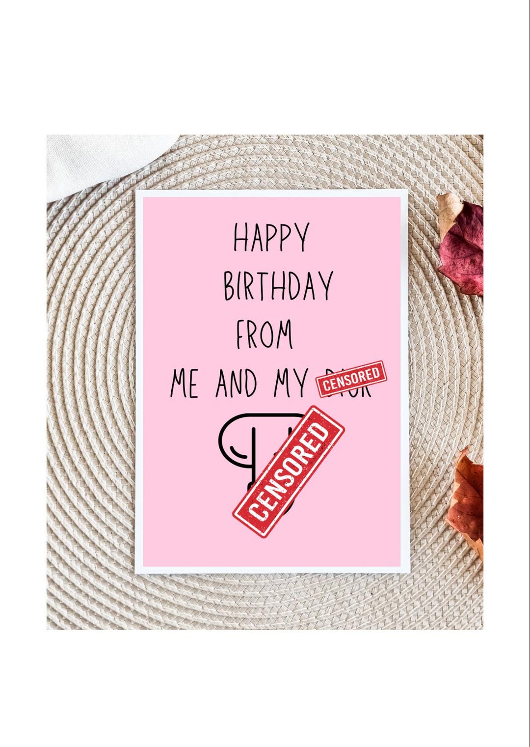 Funny Birthday Card for Her, Dirty Birthday Card, Birthday Card for ...