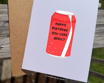 Diet Coke Birthday Card: Fun Gift for Soda Lover
