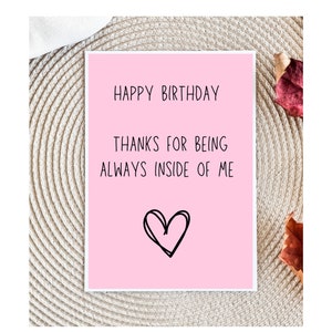 Funny Birthday Card for husband, Dirty Birthday Card, Birthday Card for Husband, Birthday Card for Boyfriend, Birthday Card for him, Gift