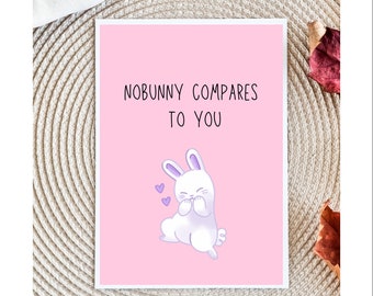 Cute Easter Funny Adult Easter Card | Spring Holiday Card Easter Candy For Husband For Wife For Boyfriend For Girlfriend Card