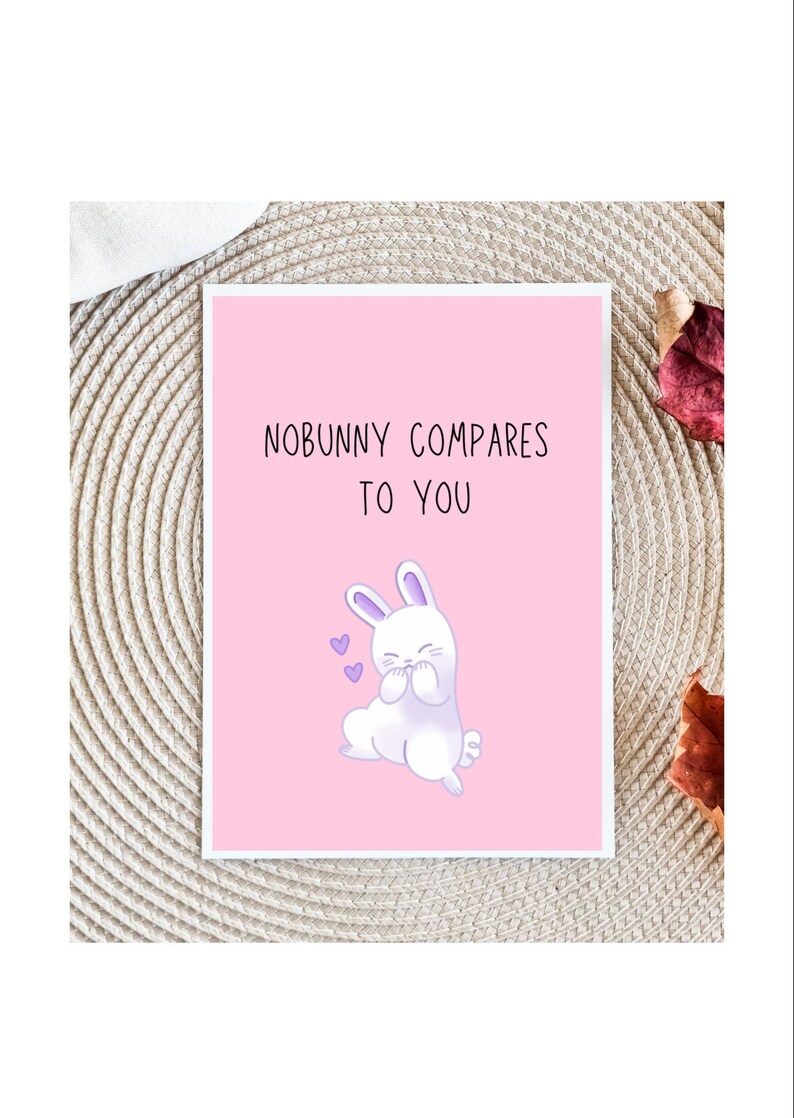 Cute Easter Funny Adult Easter Card Spring Holiday Card Easter Candy For Husband For Wife For Boyfriend For Girlfriend Card image 1