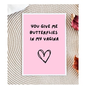 Witty Love Card | Punny  Card | Snarky Valentine's Day Card | Witty Anniversary Card | Dirty love Cards | Card For Him | Card For Husband