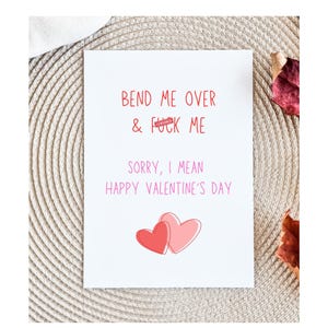 Tarjeta de San Valentín para esposo / Tarjeta de San Valentín para esposo / Tarjeta de San Valentín atrevida / Tarjeta de San Valentín para novio / Tarjeta de San Valentín para novio