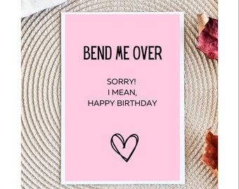 Dirty Birthday Card for Him | Raunchy Birthday Card for Husband | Boyfriend Birthday Card | Witty Birthday Card | Raunchy Birthday Gifts