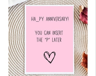 Dirty Anniversary Card | Raunchy Anniversary Card | Anniversary Card for Husband | Dirty Anniversary Card for Boyfriend Card | Card for Him
