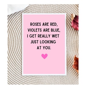 Valentines Card for Husband | Husband Valentines Card | Raunchy Valentines Card | Valentines Card for Boyfriend | Valentines Card Boyfriend