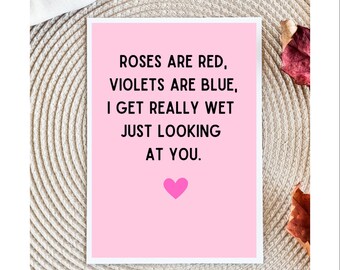 Valentines Card for Husband | Husband Valentines Card | Raunchy Valentines Card | Valentines Card for Boyfriend | Valentines Card Boyfriend