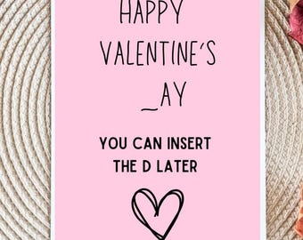 Valentines Card for Husband | Husband Valentines Card | Raunchy Valentines Card | Valentines Card for Boyfriend | Valentines Card Boyfriend