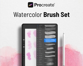 Watercolor Brush Set , Procreate Brush , Brush for Procreate , Wet Brush, Watercolor Brush
