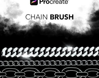 Procreate Chain Brush , Procreate Brush , Procreate Chain , Chain Stamps
