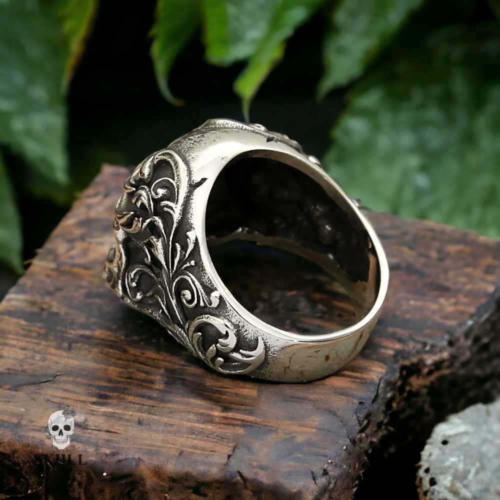 NEW Men's Skull Ring - Vintage Inspired 316L Stainless Steel
