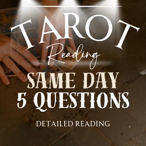 Gepersonaliseerde tarotkaarten lezen op dezelfde dag, carrière, geld, liefde, groei, paranormaal lezen en begeleiding