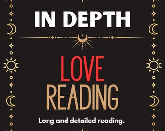 Detailed Love Tarot Reading, Same Day Psychic Insight (Digital)