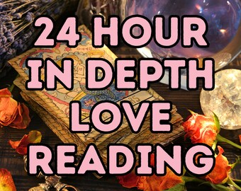 Intuitive Love Tarot Reading, Same Day (Digital)