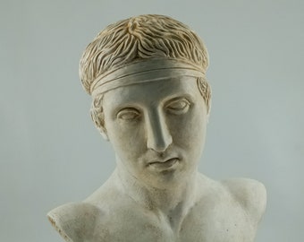 Miniature half-bust of the Diadumenos of Polykleitos