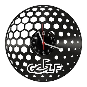 Vinyl Record Wall Clock - Golf