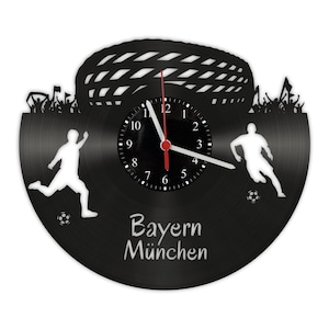 Vinyl Record Wall Clock - Bayern Munich Football