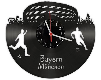 Vinyl Record Wall Clock - Bayern Munich Football