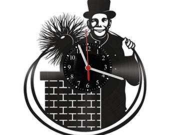 Vinyl Record Wall Clock - Chimney Sweep