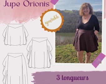 Orionis Skirt - Tsuki Patterns - from 46 to 72 - PDF Format