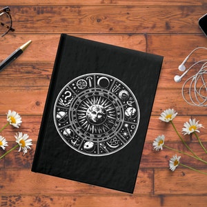 Alchemy Lined Journal, Lined Notebook, blank writing hardcover journal, gift for him, gift for her, gift for them, spell book