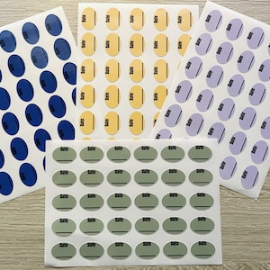 160 pcs Oval Date Labels | Custom Color Date Labels | Personalized Write On Labels | Waterproof Vinyl Stickers | for Baby Bottles Breastmilk