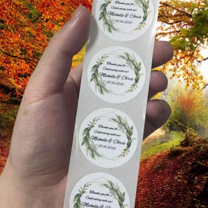 150 Custom Labels - Personalized Sticker Labels Roll for Party, Wedding, Engagement, Special Memory, Birthday, Retirement, Packaging Logo