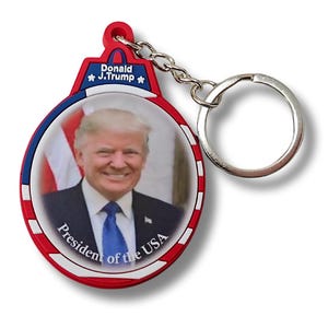 Chaveiro Donald Trump 47º presidente dos EUA chaveiro patriótico americano chaveiro Donald J trump mercadoria chaveiro Trump chaveiro para presentes