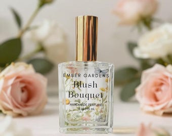 Blush Bouquet Perfume | Handmade Botanical Eau de Parfum | Mother's Day Gift | Perfume Spray or Perfume Oil