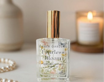 Fearless Bloom Perfume | Confident Woman Perfume | Raspberry Peach Sandalwood Scented Handmade Perfume Spray | Perfume Spray or Perfume Oil