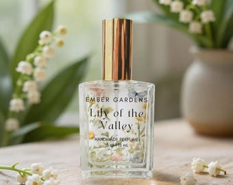 Parfum Muguet | Parfum floral fait main | Eau de parfum parfumée cadeau nostalgique | Vaporisateur de parfum ou huile de parfum