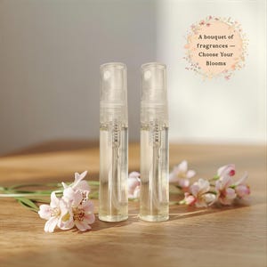 Sampler Perfume Set Pick Two Choose Your Samples Bloom | Spray Perfume Testers Perfume Sample Spray Handmade Gift for Girlfriend