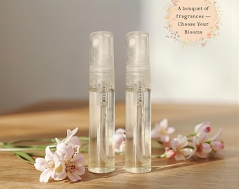 Sampler Perfume Set Pick Two Choose Your Samples Bloom | Spray Perfume Testers Perfume Sample Spray Handmade Gift for Girlfriend