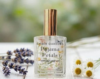 Pajama Petals Perfume | Handmade Lavender Chamomile Aromatherapy Spray | Perfume Spray or Perfume Oil