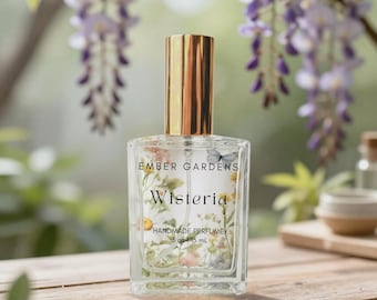 Wisteria Handmade Perfume | Floral Perfume eau de parfum Botanical Parfum | Body Spray for Her Gift for Mom Perfume Spray or Perfume Oil