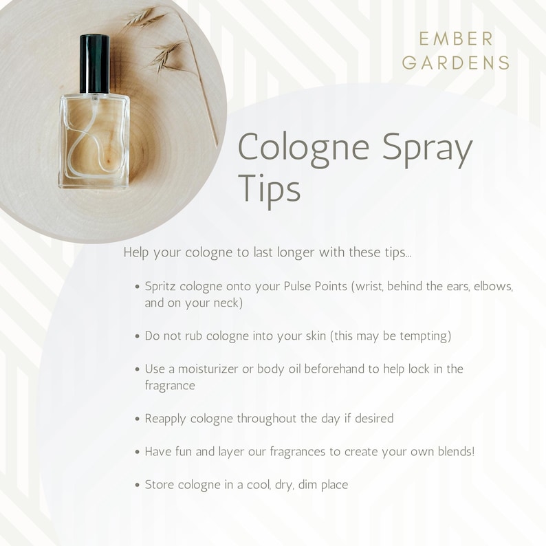 Peut inclure: Un flacon de parfum transparent avec un bouchon noir est pos&eacute; sur une surface en bois. L'image contient le texte "Conseils pour le parfum" et donne des conseils pour l'application du parfum.