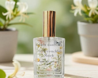 Honeysuckle Musk | Handmade Perfume | Honeysuckle Perfume | Floral Botanical Parfum | Nostalgic Perfume Spray or Perfume Oil