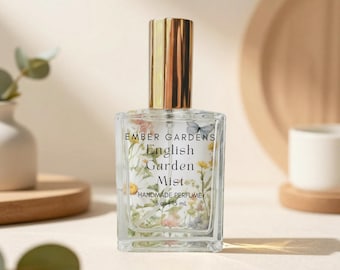 English Garden Mist Perfume | Handmade Earl Grey Tea + Lavender + Honey Perfume | Perfume Spray or Perfume Oil