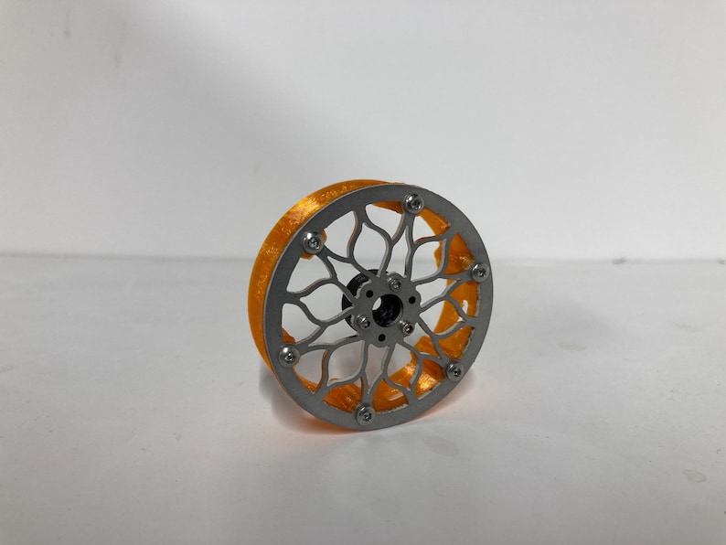 1.8 SUPER comp wheels for SCX24, competition crawler RHYTHM STAINLESS