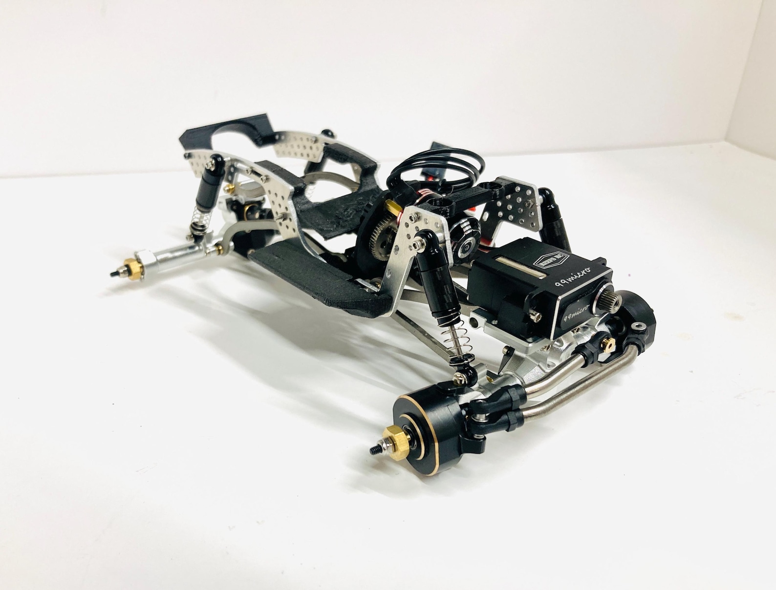 GATEKEEPER V2 (GKV2) Competition Chassis KIT for SCX24 (COMP, crawler, 1/24, Axial) carrier-bearing compatible! Max breakover!