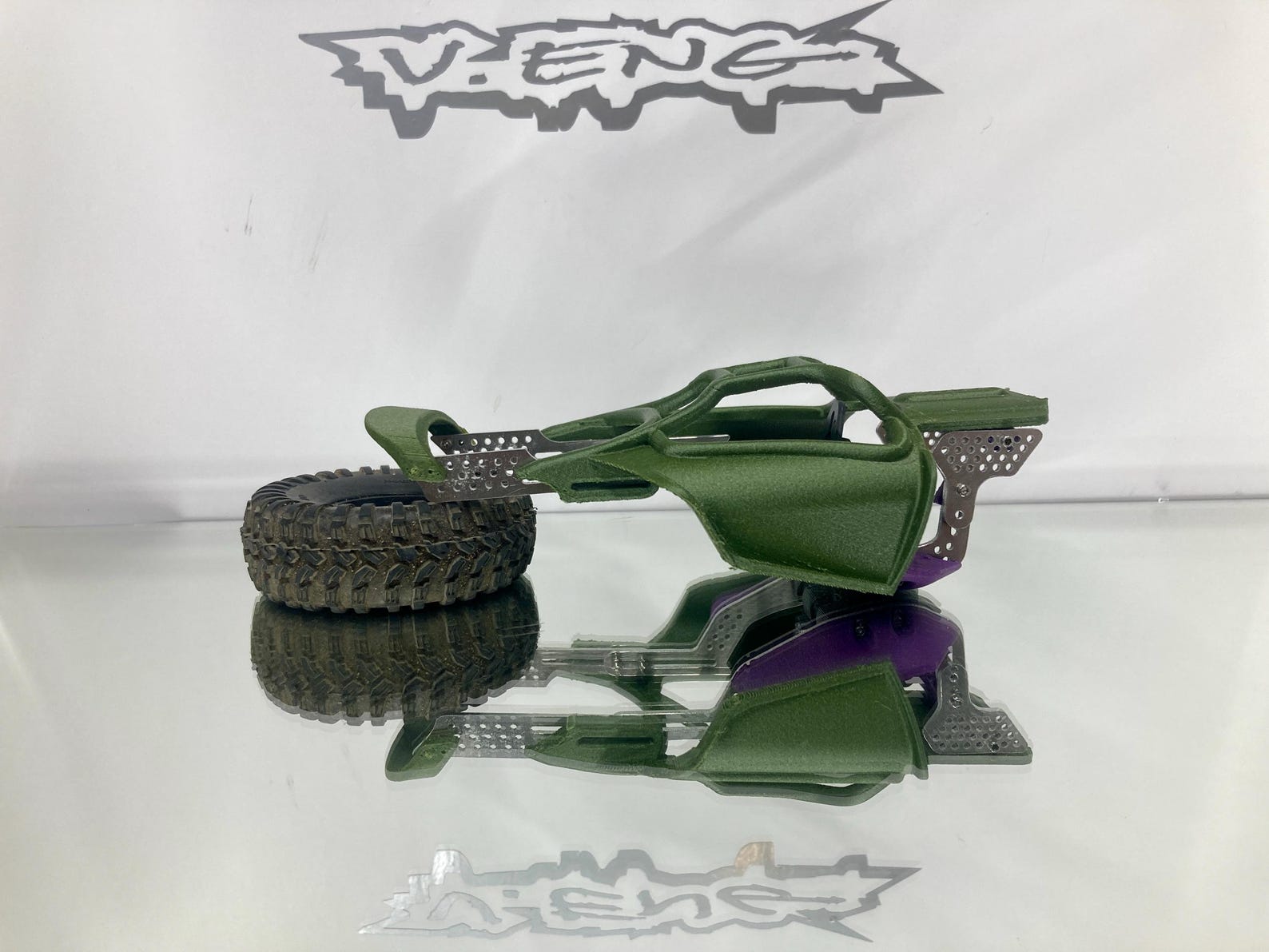 BRAWLER caged body for v.eng Assault modular chassis