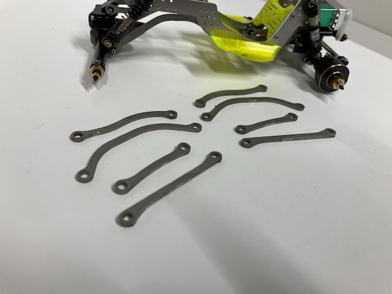 Slitherlinks High-clearance Titanium Links for SCX24 Crawlers